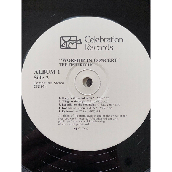 The Fisherfolk Worship In Concert 2 LP 1983 Celebration Records CR 1034 EX - Picture 7 of 11